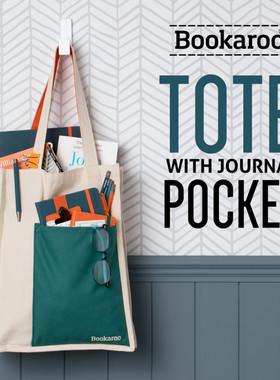 帆布托特包英国IF文创Bookaroo大学生手提便携拼色收纳节日送礼物