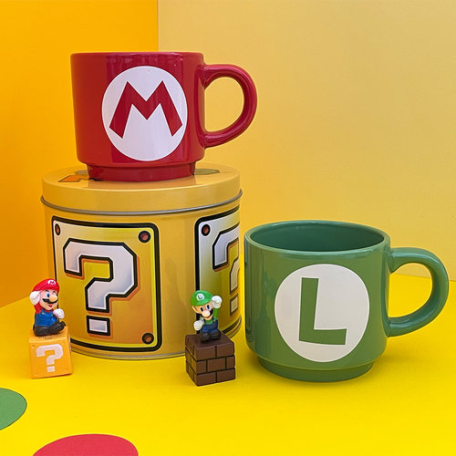 任天堂正版超级马里奥马克杯套装