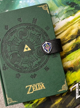 任天堂正版塞尔达Pu皮A5压印笔记本Pyramid日记本手帐儿童礼物