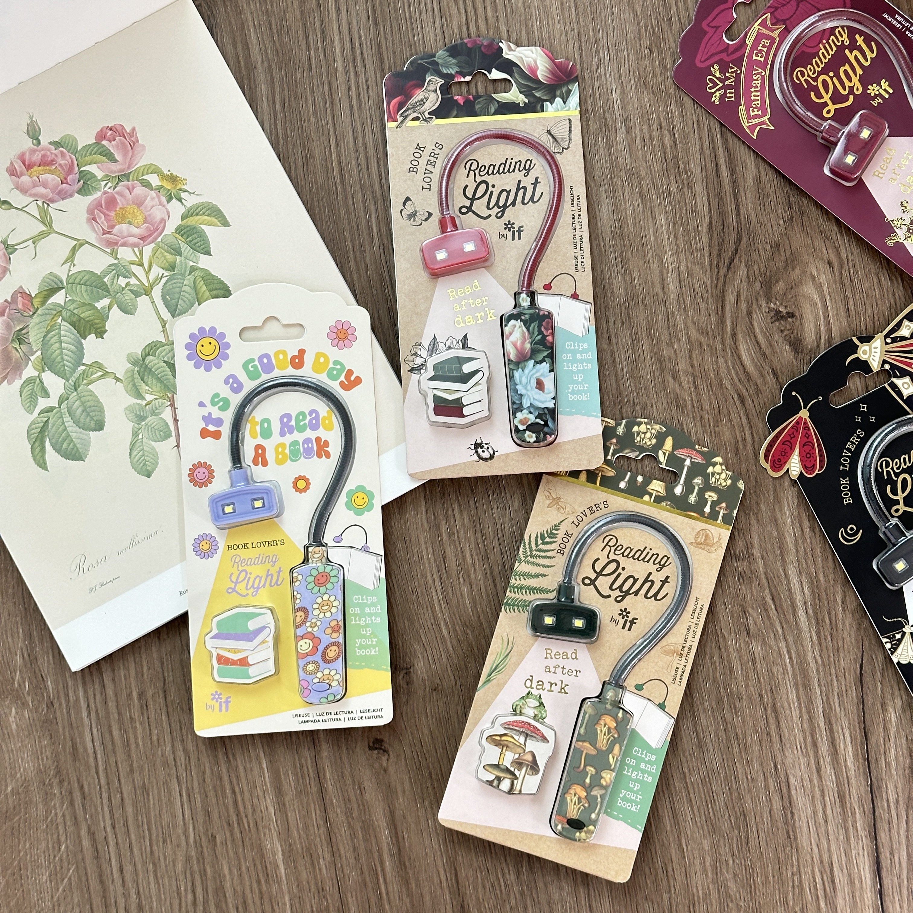 给爱书人的阅读灯特别版英国IF文创英辅便携看书灯led节日送礼物