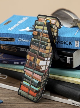 学术系列书签英国IF文创英辅个性书堆塔罗牌节日送礼物有趣便签