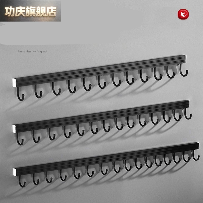 免液体钉挂钩黏胶强粘钥匙墙壁挂架入户门口挂钩一排免打孔长条
