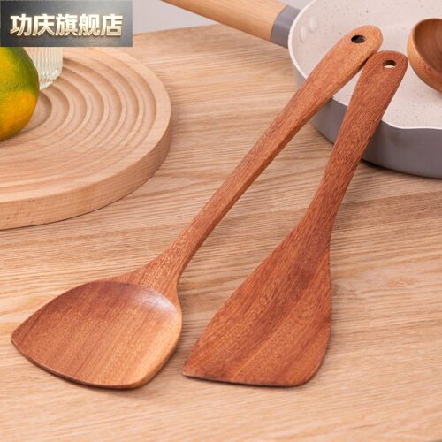 竹铲子不沾锅专用天然竹制不伤锅炒菜铲家用不沾锅专用耐高温烹饪