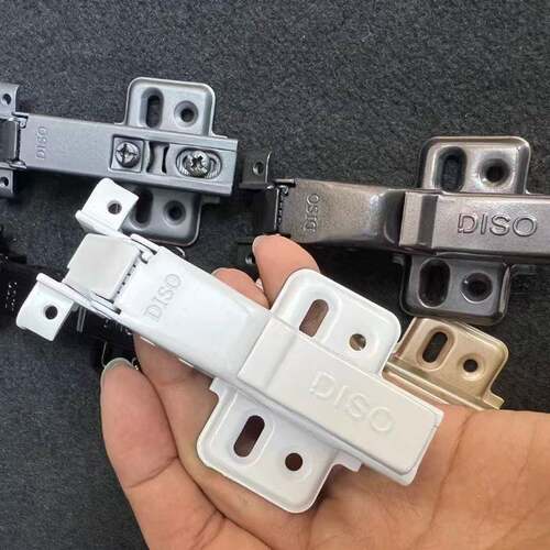 DISO白色铝框玻璃门铰链飞机铰链