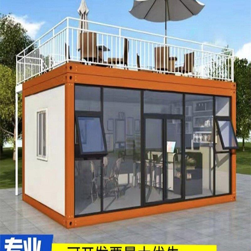 河南集装箱移动房住人移动房组装简易房工地宿舍箱温室定制图片