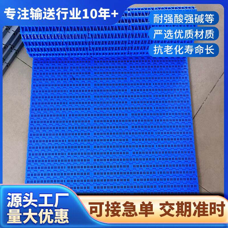 塑料链板输送带节距19.05洗碗机网带输送带pp/pom塑料模块网链带