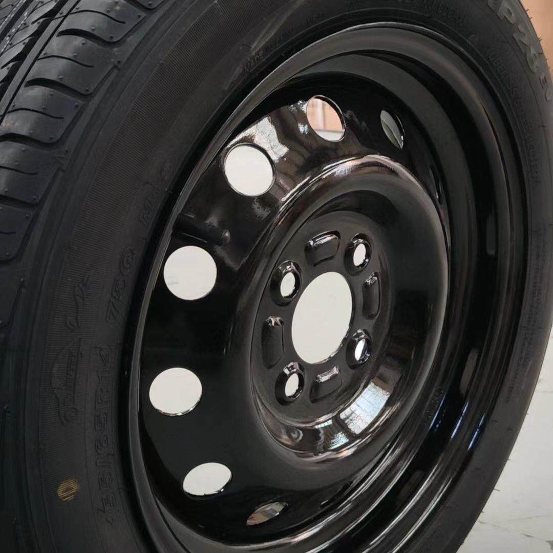 适配熊猫MINI耐力熊155/65R14轮胎钢圈电动汽车配件14寸轮毂