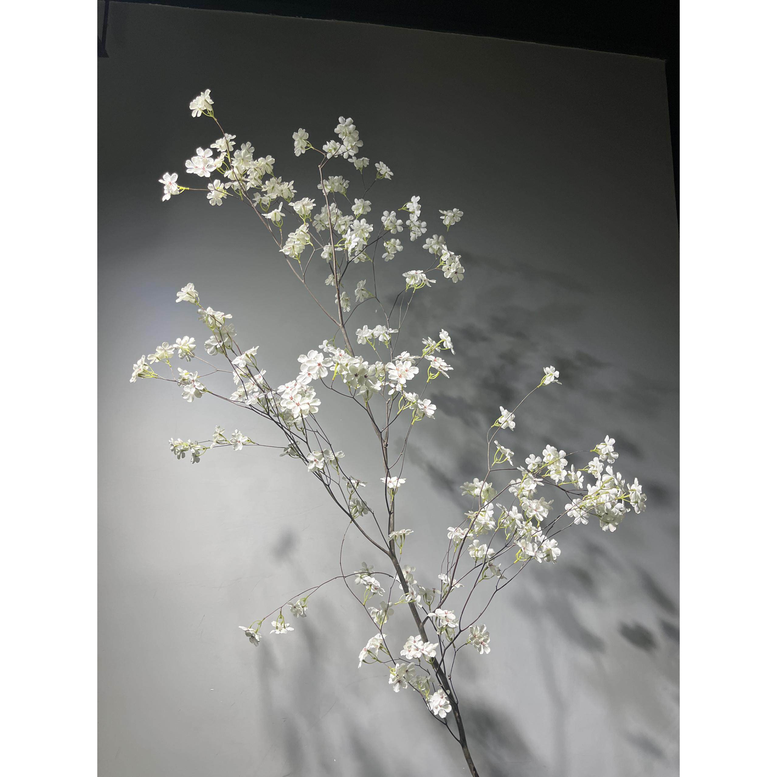 真枝,假叶挂钟,模拟中世纪梨枝,假绿色植物饰品,室内桌面,可