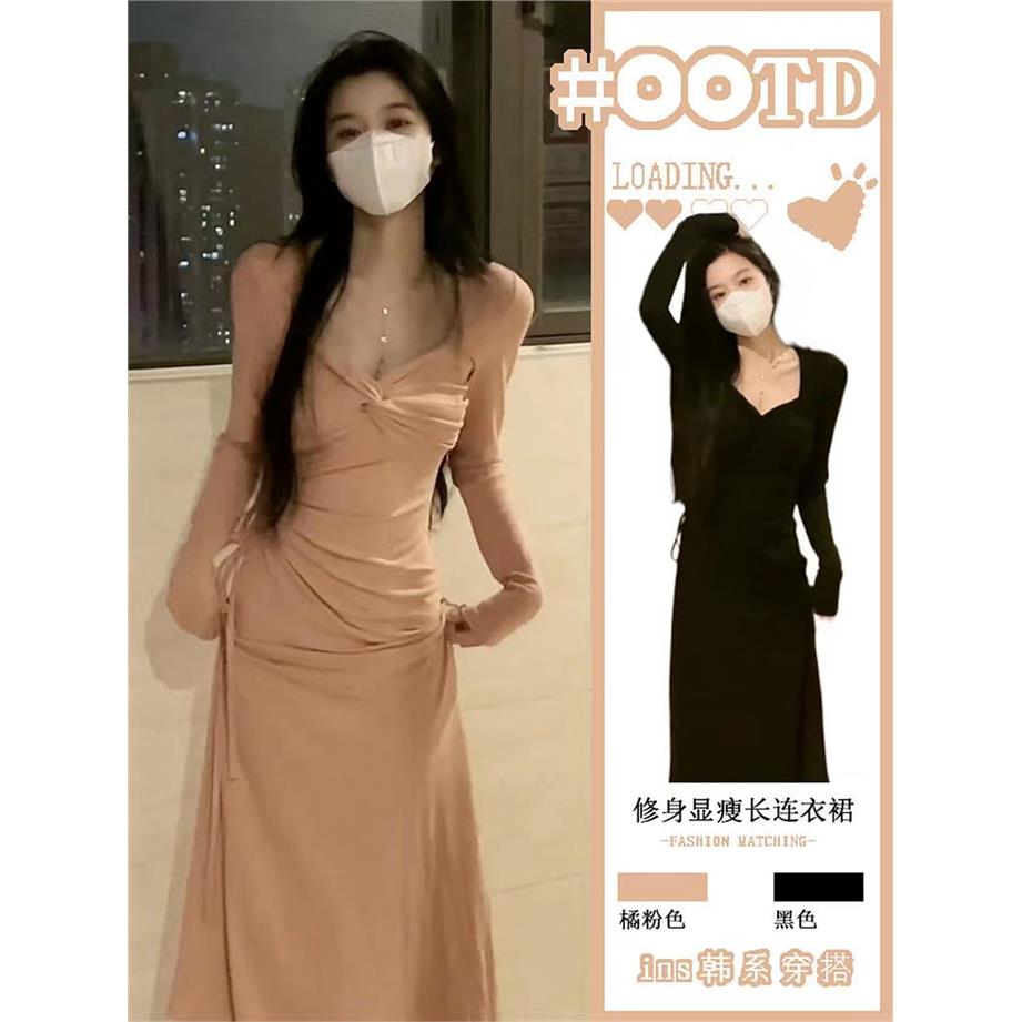 又甜又辣连衣裙子春秋季2
