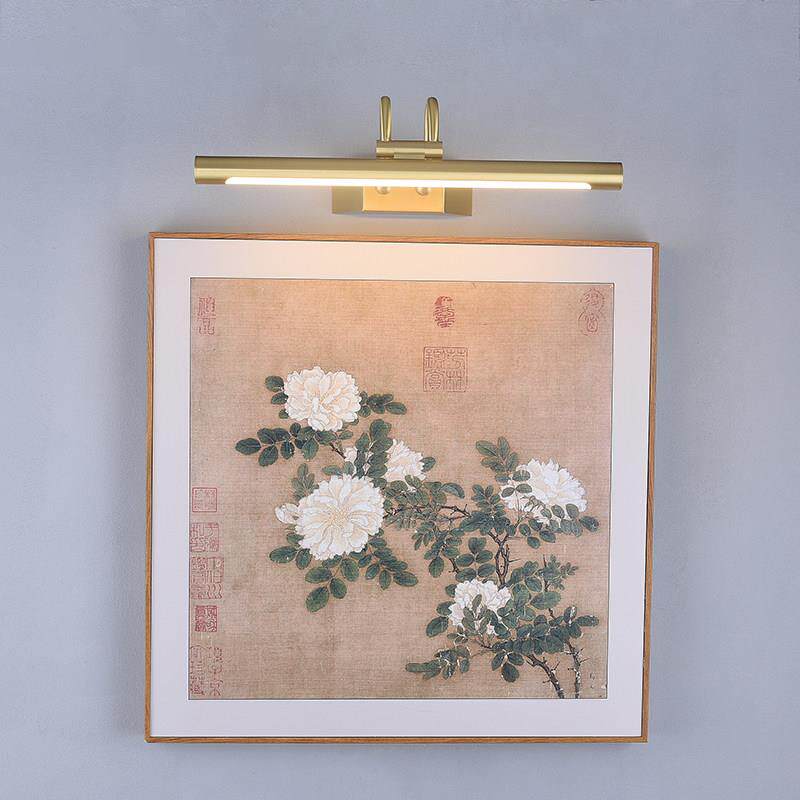 新中式照画壁灯黄铜简约卫生间镜前灯客厅卧室装饰画灯氛围灯