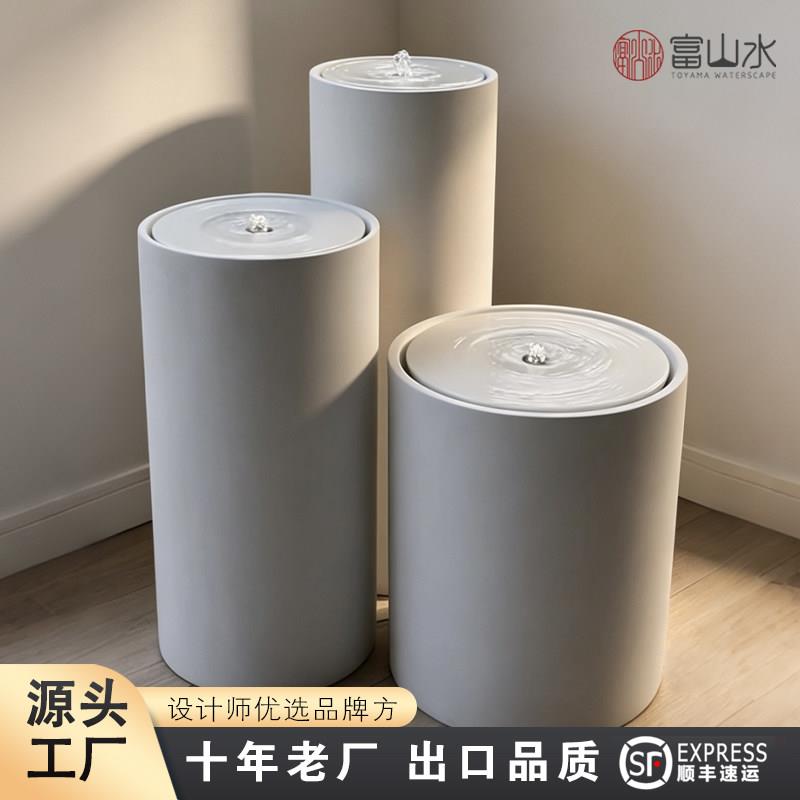 流水喷泉创意简约中式山水景摆件办公庭院现代玄关会所家居水系