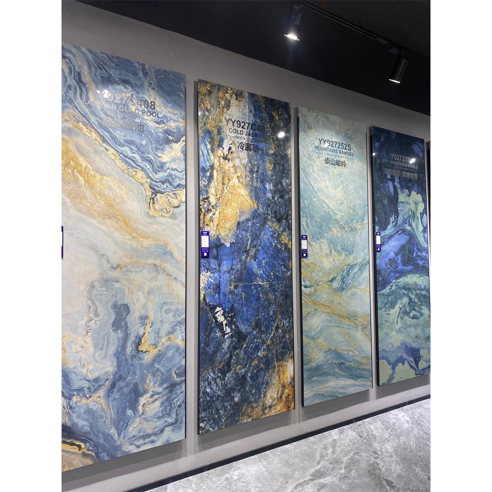 新款岩板背景墙灰900x2700奢石大板客厅沙发电视墙大理石板材