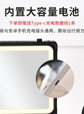化妆箱带镜子带灯便n携手提化妆品收纳盒专业跟妆师专用可挂行李