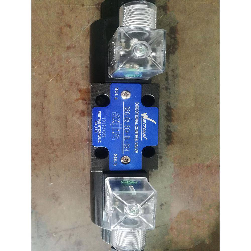 原装WEITIAN液压电磁换向阀DSG-02-3C2-DL液压阀02-3C4油压调节阀