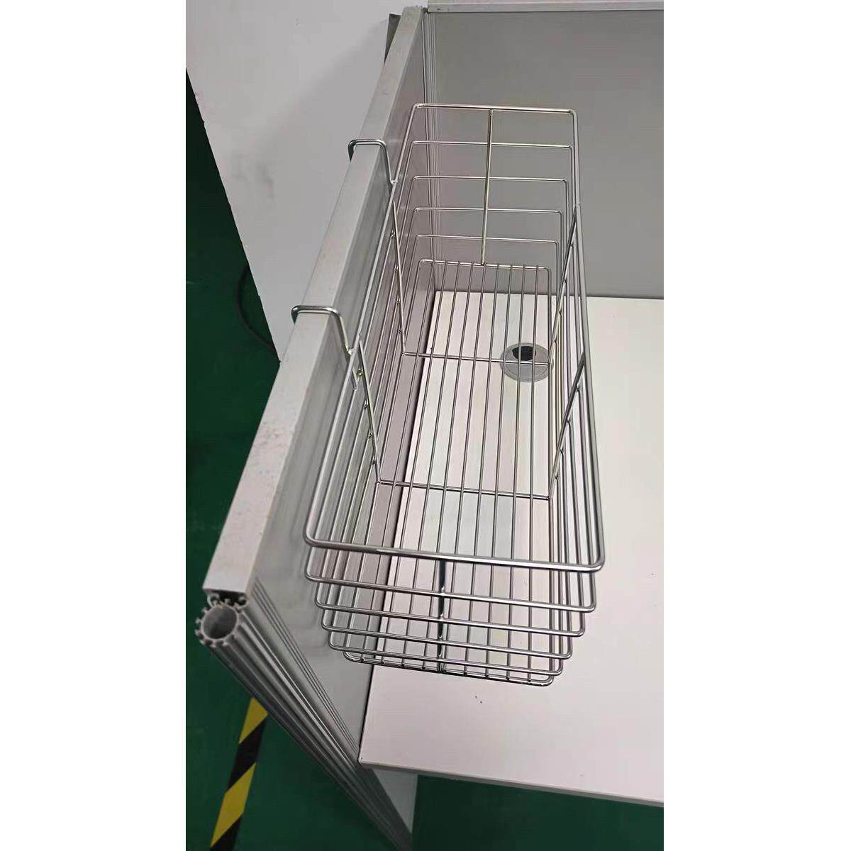 必胜客定制304不锈钢工具挂篮厨房收纳架阳台挂架440*150*170㎜