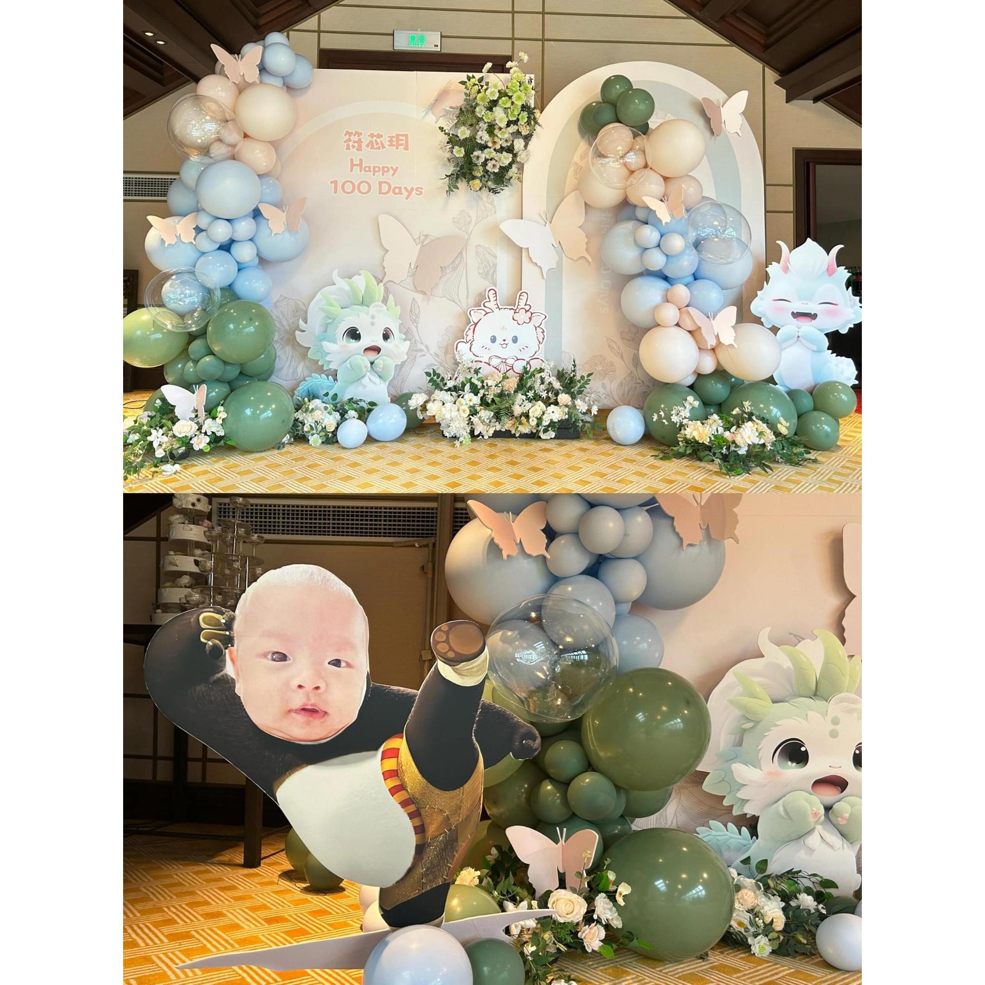 上海宝宝宴上门布置10岁生日周岁百天满月背景求婚礼升学毕业装饰