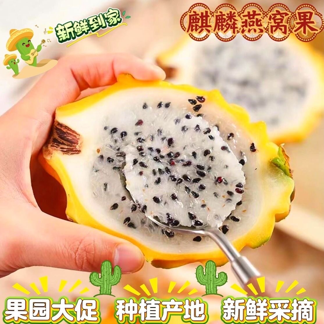 西双版纳当季甜脆多汁燕窝果