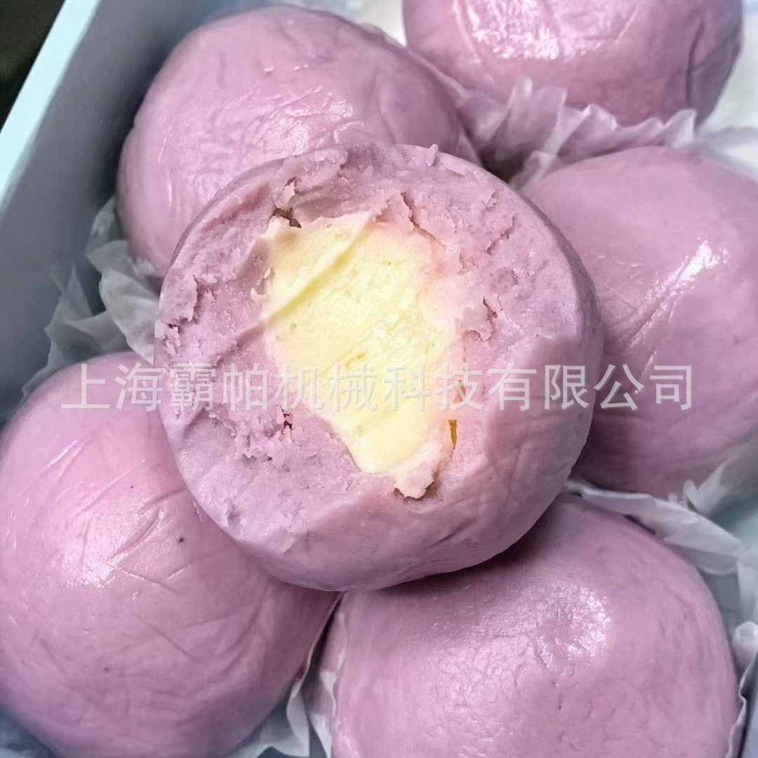 霸霸包馅机是多功能机器,可以做一百多种糕点,低卡奶酪芋泥球