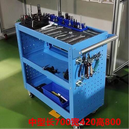 重型加厚工具车三层汽修车间多功能维修小推车移动零件手推式定制