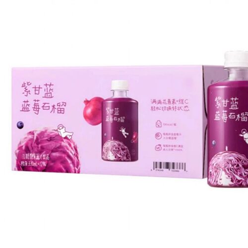 Member's Mark 超市紫甘蓝蓝莓石榴植物青瓜复合果蔬汁330ml/瓶