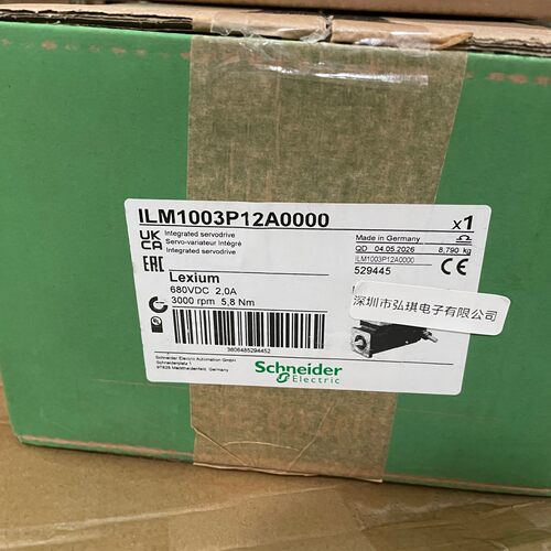 ILM1003P12A0000 Lexium62 ILM 一体化伺服电机PacDrive3