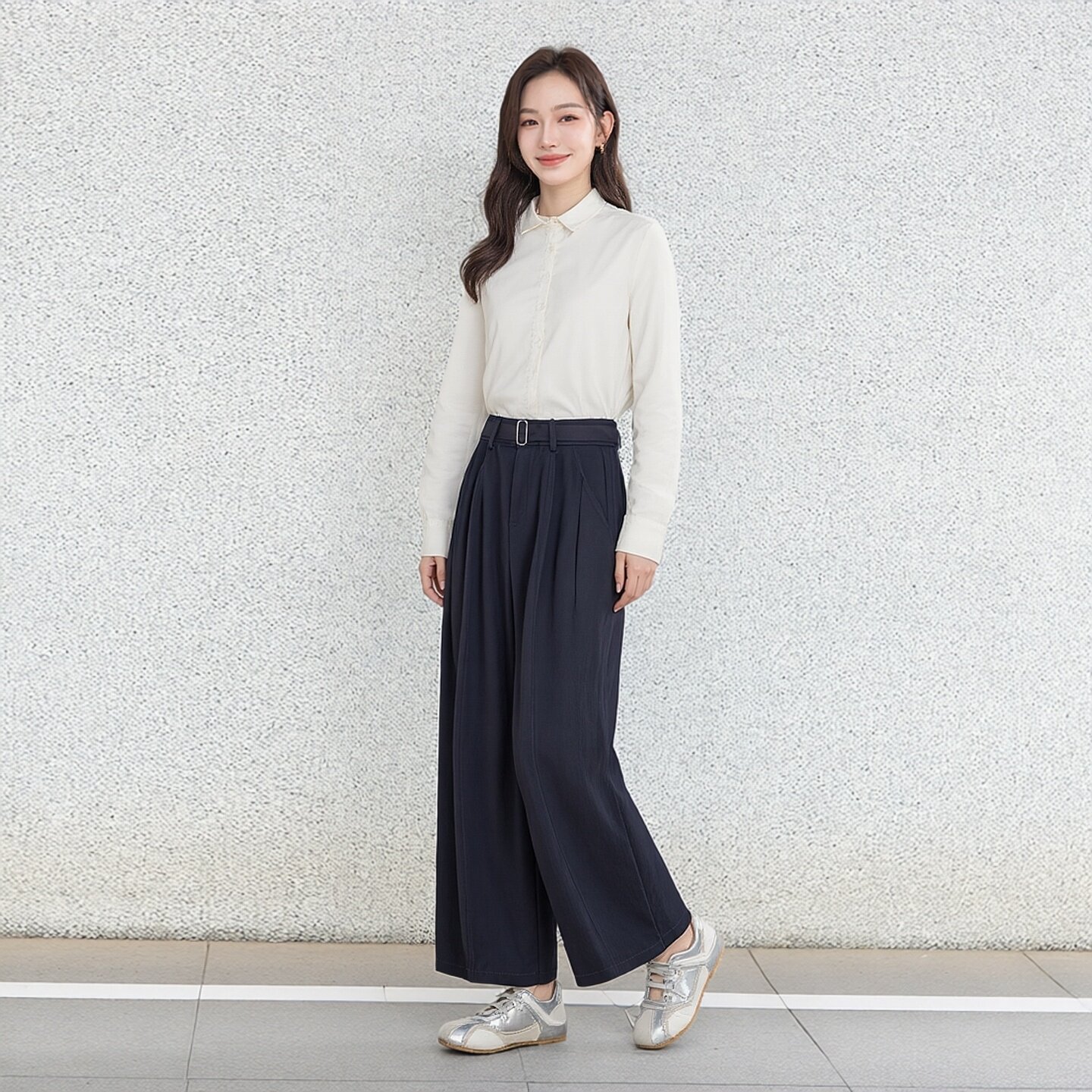 女裤气球裤休闲裤女裤子显瘦直筒
