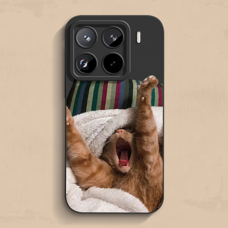 懒腰猫咪小米17手机壳