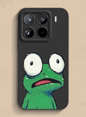 发呆小蛙小米17promax手机壳note14pro个性K80s新款红米ultra软12青春硅胶至尊版turbo男女15保护套13超薄pro