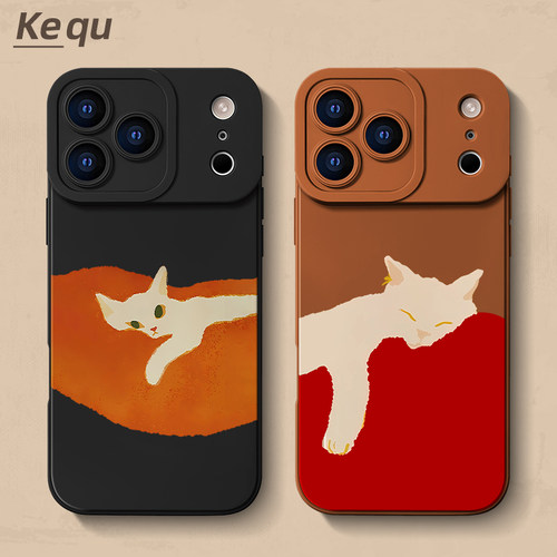 猫iPhone17情侣款手机壳
