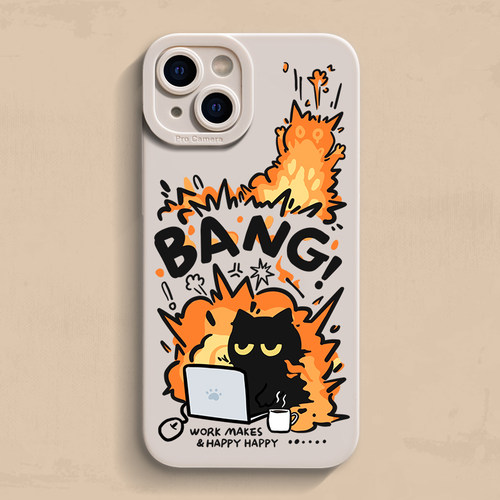 爆炸猫猫iPhone17手机壳