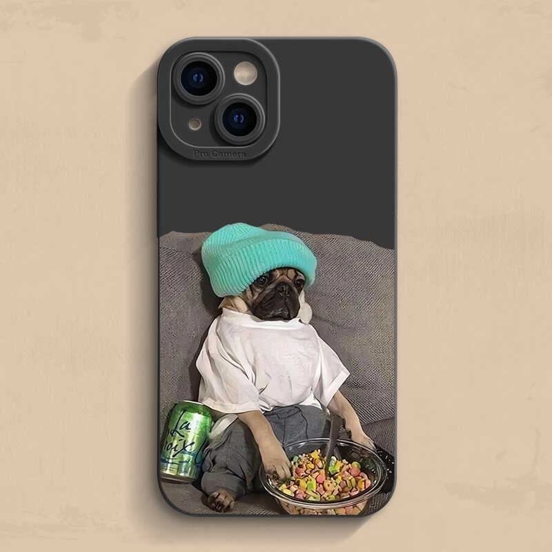帽子狗够iPhone17手机壳