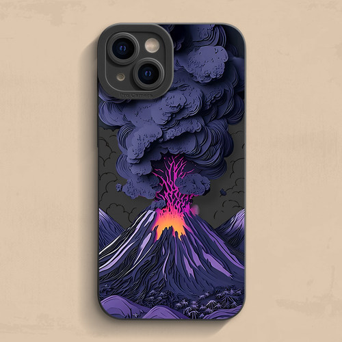 火山爆发iPhone17手机壳