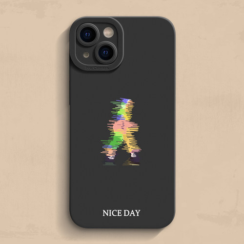 iphone17创意虚实线条手机壳