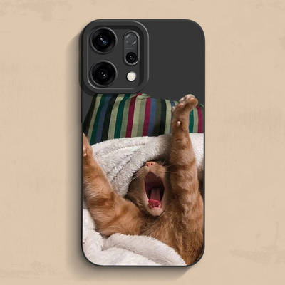 懒腰猫咪opporeno14手机壳