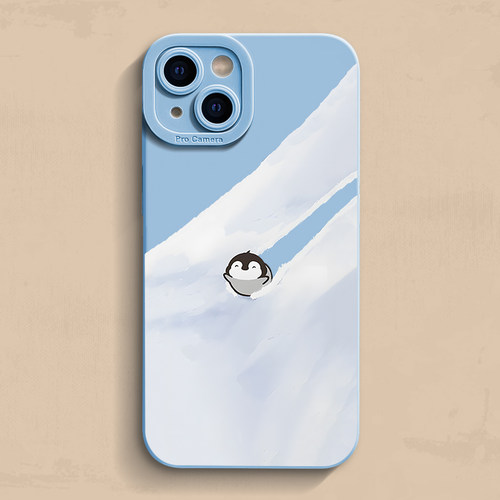 企鹅滑雪iPhone17手机壳