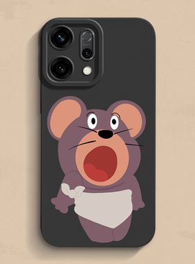 吃惊鼠鼠opponova15手机壳findx9个性一加15新款真我液态reamlegt6软v30硅胶Ace男女Neo款se3保护套ultra超薄