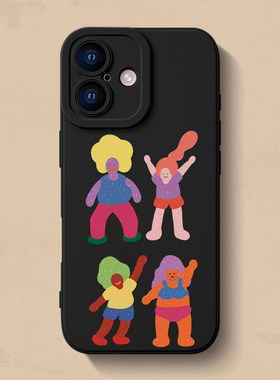 跳舞iphone17手机壳苹果14promax保护15套12pro硅胶13苹果11防摔xs全包x软壳8plus可爱卡通se个性16适用Ultra