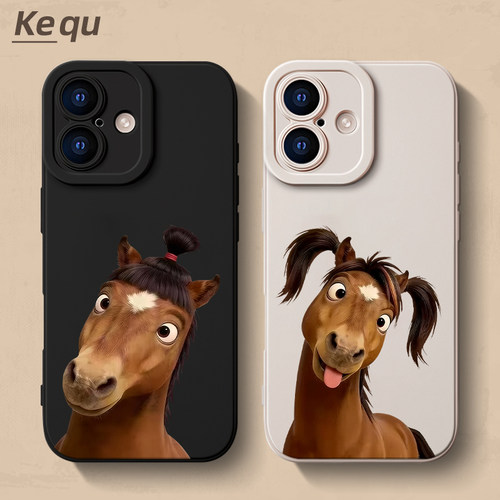 情侣马马iPhone17手机壳