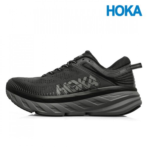 Hokaoneone Hoka 男士 Bondi 7 运动鞋 Outer Orbit Black 111051