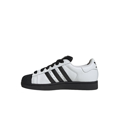 AdidasOriginals Superstar2 舒适百搭板鞋男女同款 黑白色KK4473