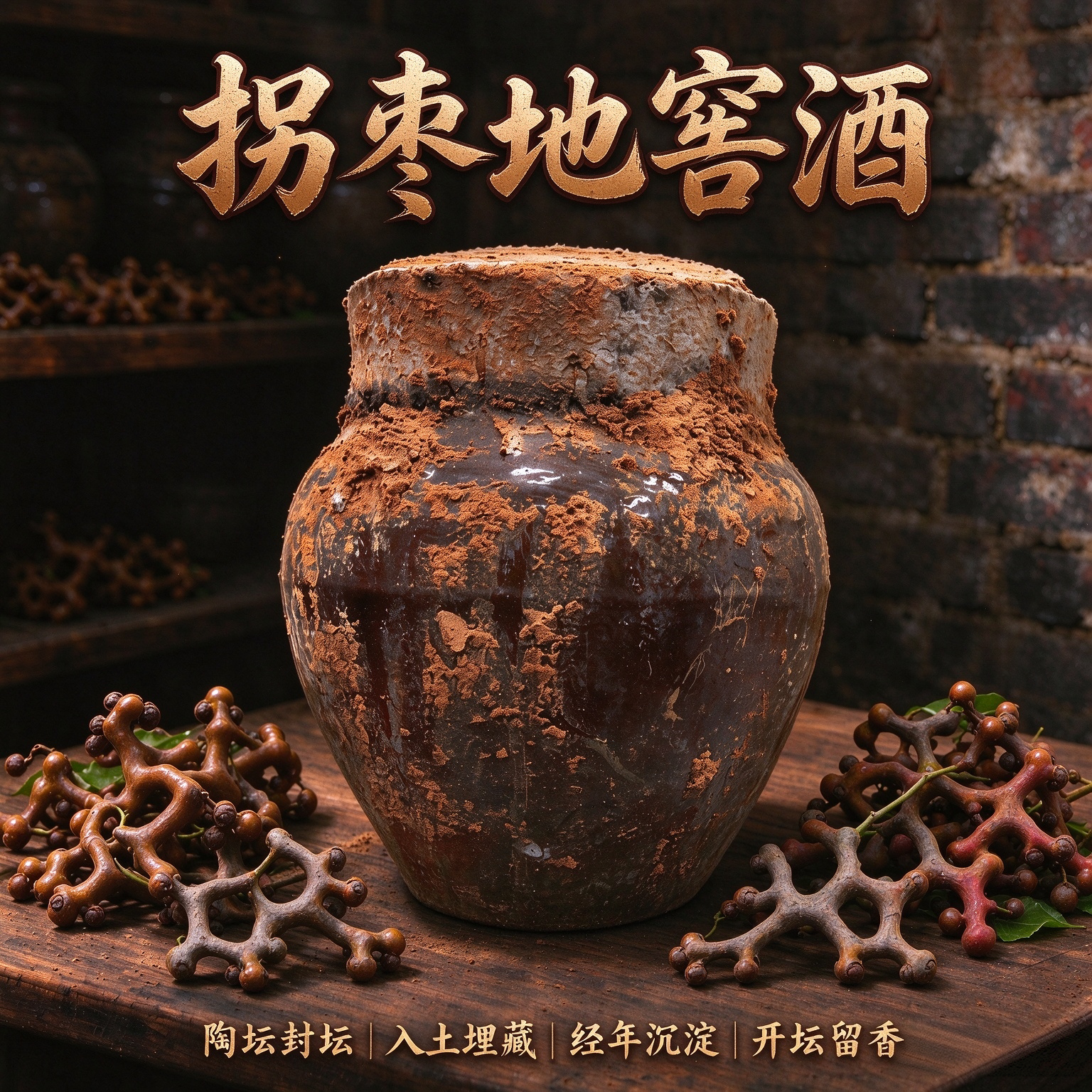 万寿果地窖酒十斤40度拐枣泡酒