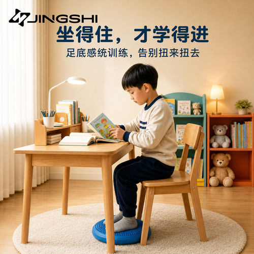 竞石儿童用纠正坐姿提升专注力垫