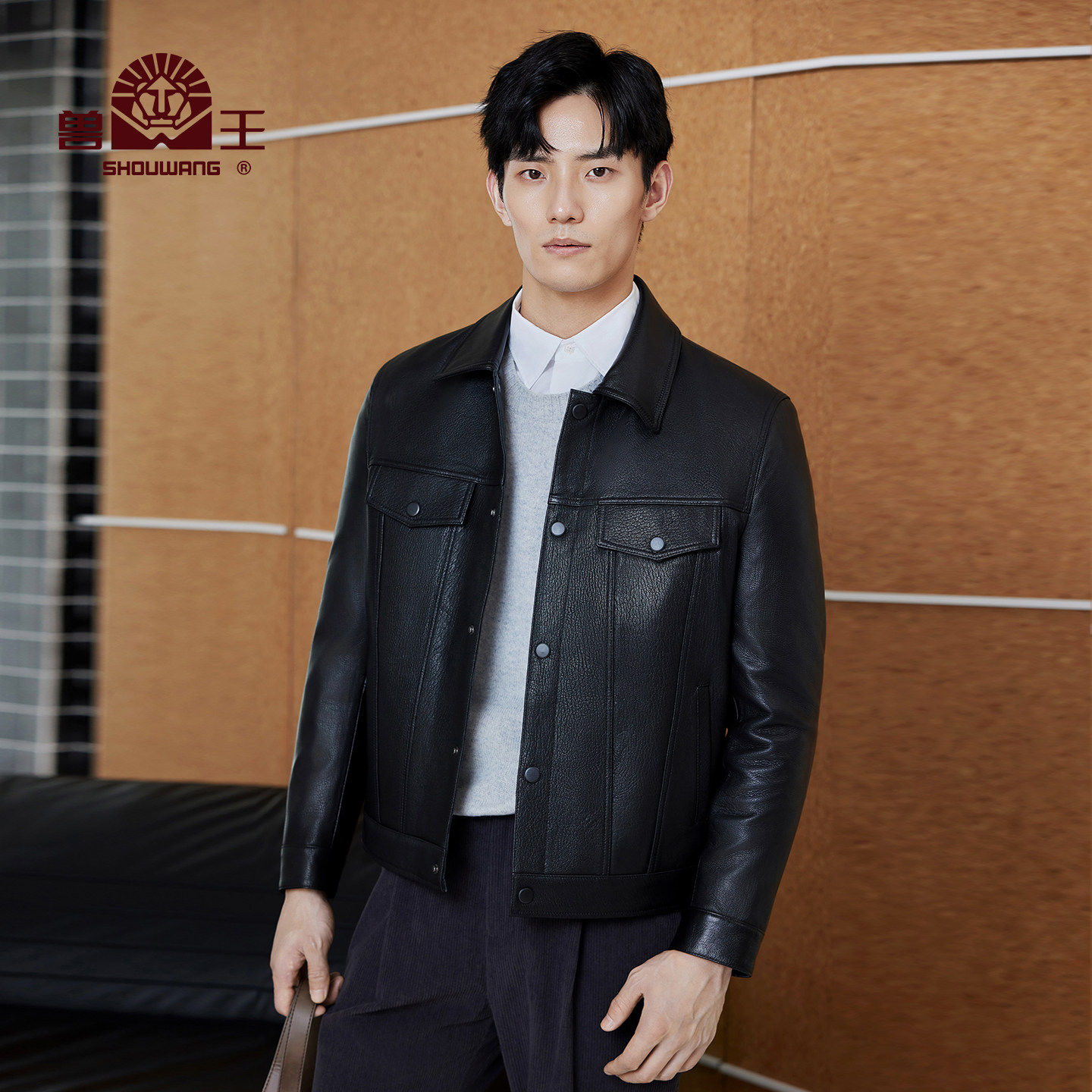 兽王【山羊皮】真皮皮衣