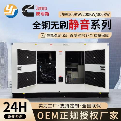 20-1800kw康明斯柴油发电机组 100-300kw工厂备用电源