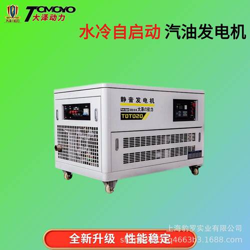 大泽动力水冷10KW15KW20KW30KW汽油发电机组自启停远程UPS电源