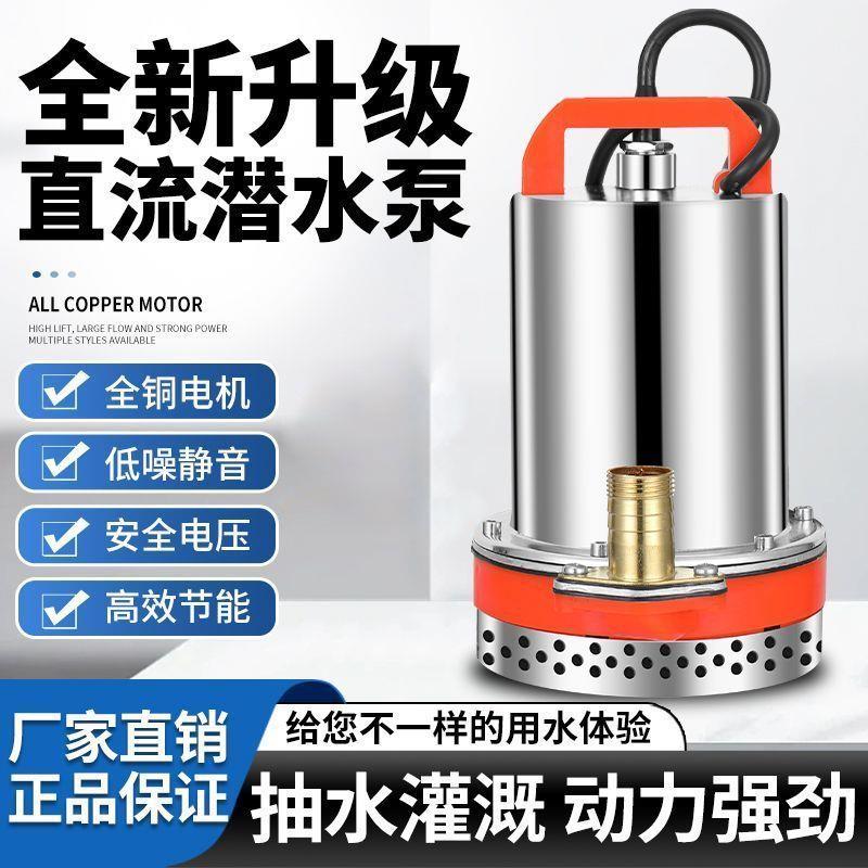 直流潜水泵2寸4860v72v家用农用灌溉电动车电动车小型抽水泵大全