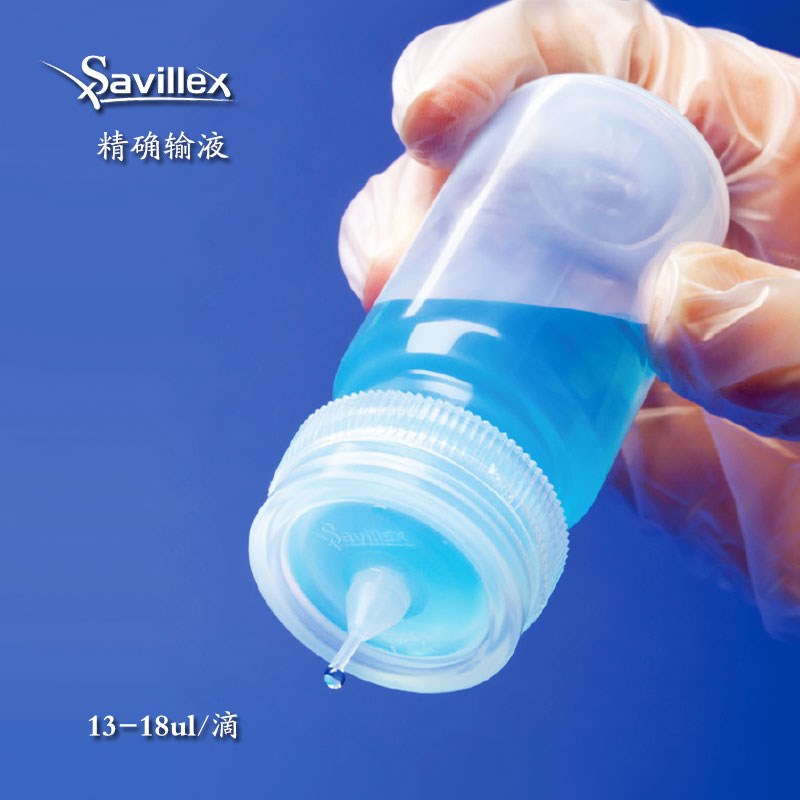 进口PFA滴瓶氟树脂带帽50ml特氟龙四氟带盖塑料挤瓶酸碱Savillex