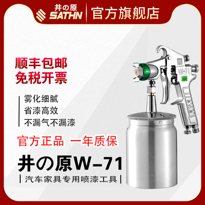 井原w-71汽车喷漆枪家俱油漆喷枪喷漆高雾化气动喷涂工具油漆喷枪