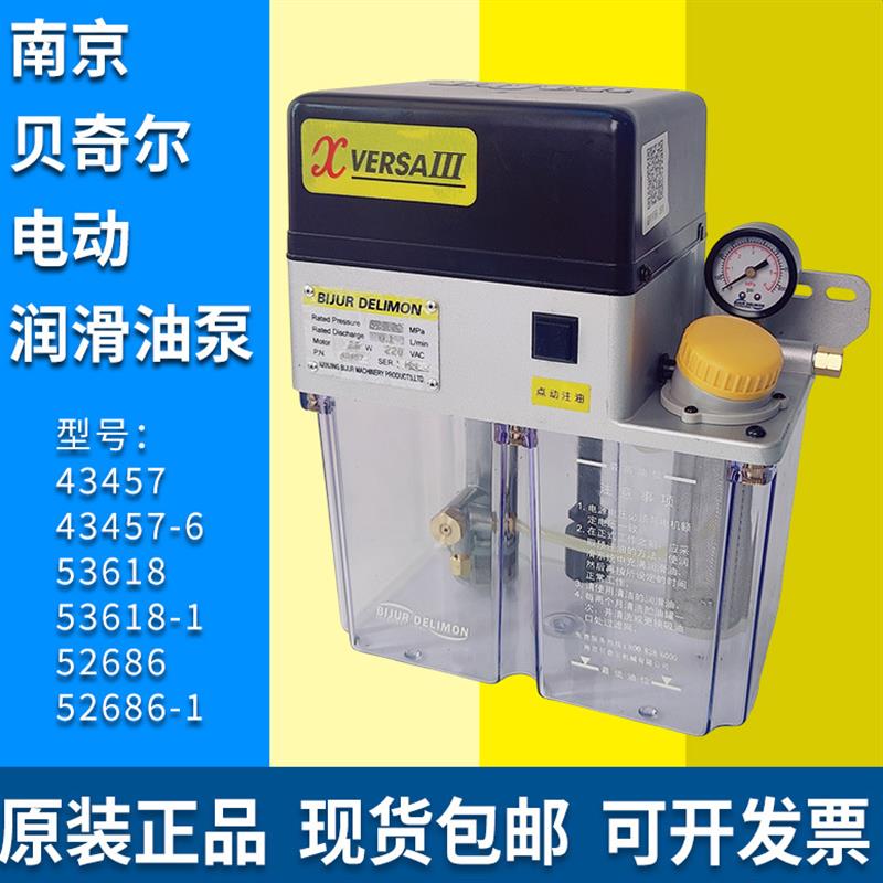 南京贝奇尔正品43457润滑泵XVERSAIII数控机床油泵加工中心机油泵