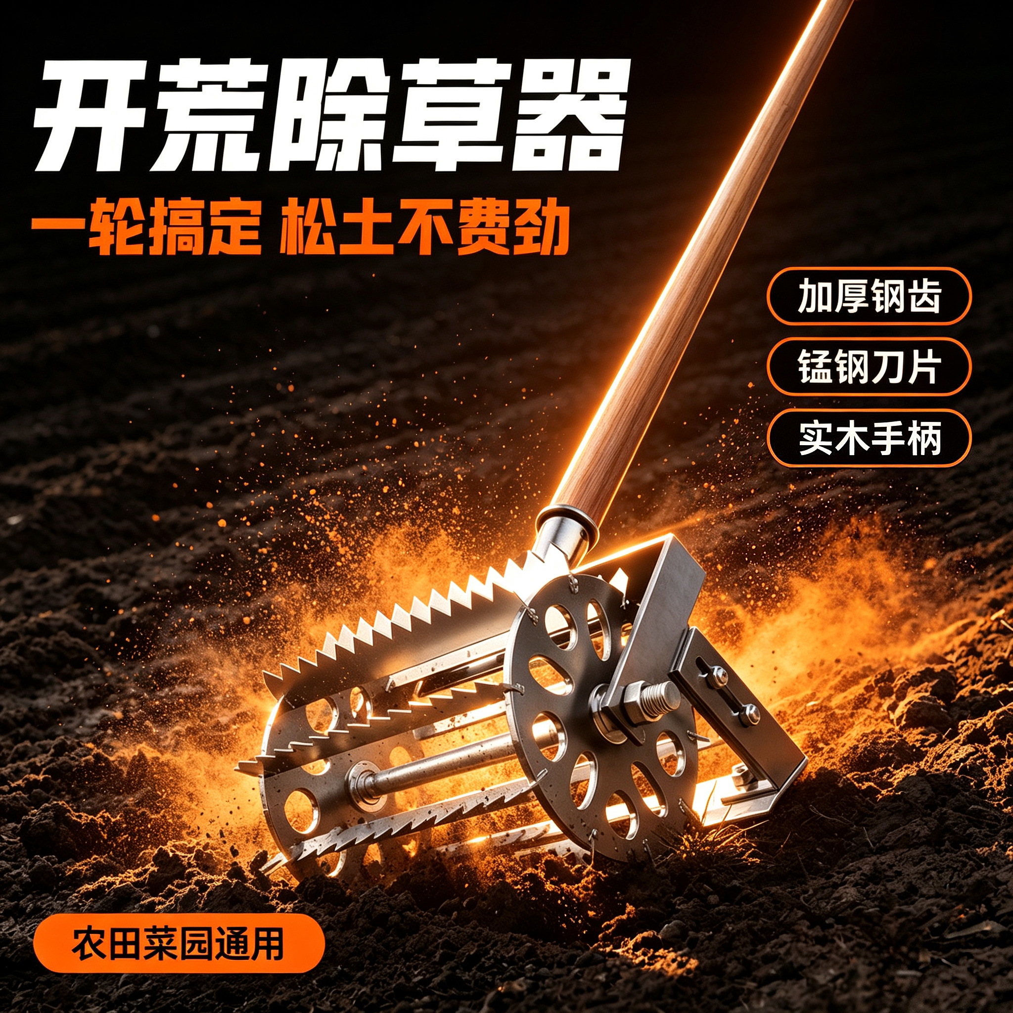 【热销N0.1】轮式锄草器